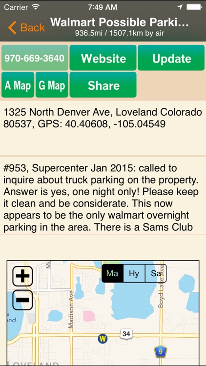 Walmart Overnight Parking Locator