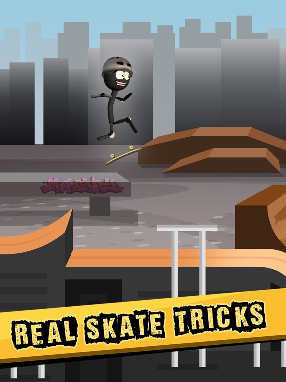 Stickman Big Air Skateboardingのおすすめ画像2