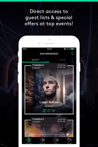 Keyflow: Your key to nightlife screenshot 2