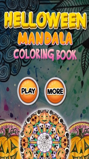 Helloween Mandala Coloring Book