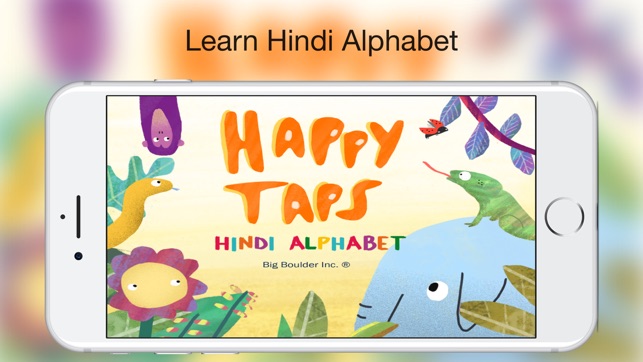 Happy Taps Hindi: Kids learn Alphabet - 