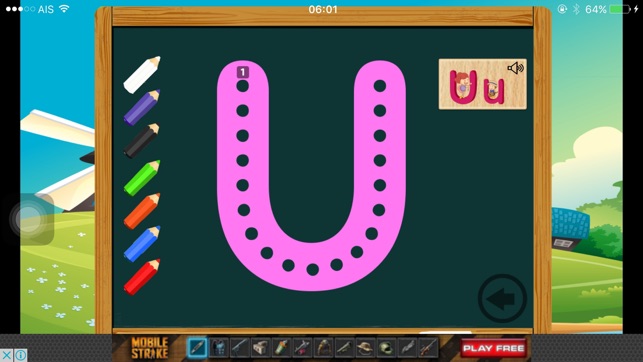 Funny Learning ABC Writing Dotted Alphabet Kids(圖3)-速報App