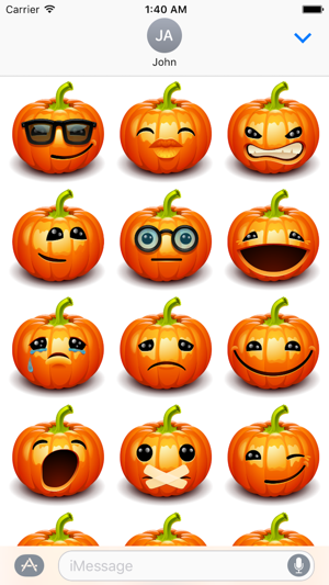 Pumpkin Happy Halloween Sticker