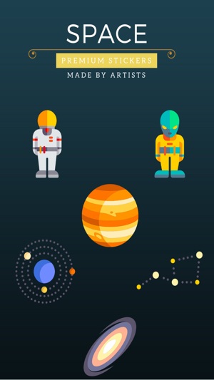 Space Stickers - From the universe