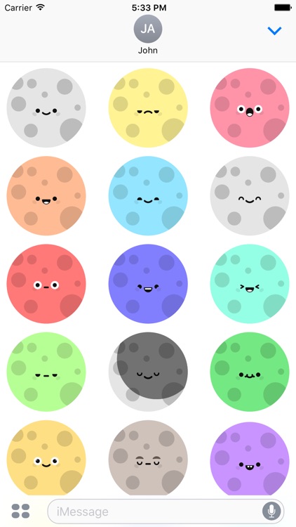 Moonie Face Sticker Pack