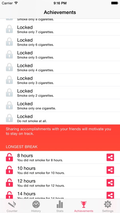 Cigarette Counter Lite - How much do you smoke? screenshot-3