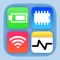 Icon System Status Pro - Battery & Network Manager