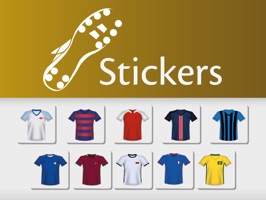 The GoldCleats Soccer Stickers app is an extension of the the new iMessage app