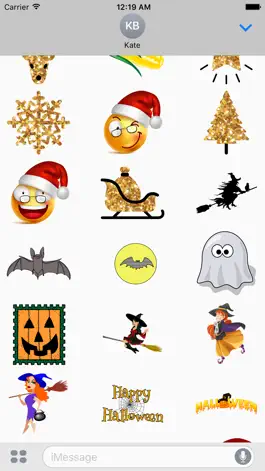 Game screenshot Kappboom™ Animated Holiday Stickers apk