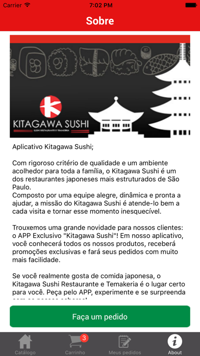 How to cancel & delete Kitagawa Sushi Restaurante e Temakeria from iphone & ipad 2