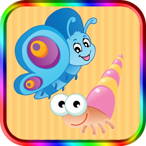 Insect Match Game for Kids brain training game For Toddlers Icon
