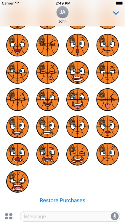 Basketball Sticker Emojis