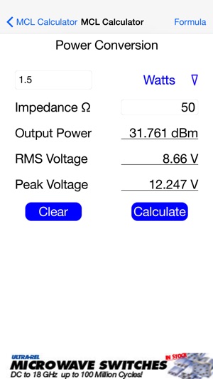 MCL Microwave/RF Calculator(圖4)-速報App