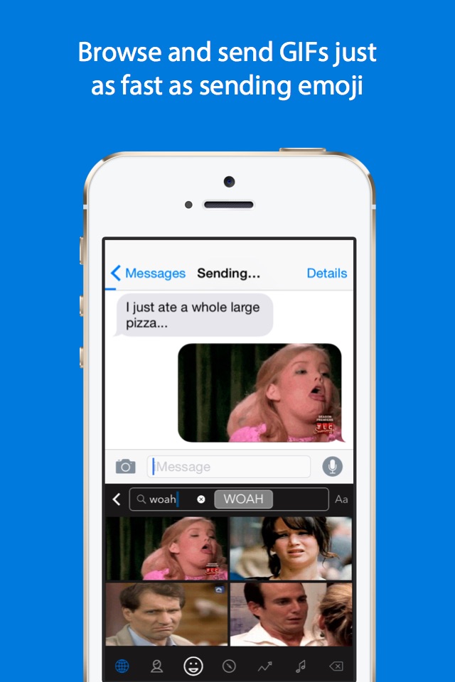 GIF Keyboard screenshot 2