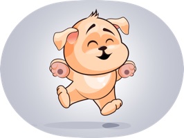 HIGH QUALITY ADORABLE DOG EMOJI STICKERS