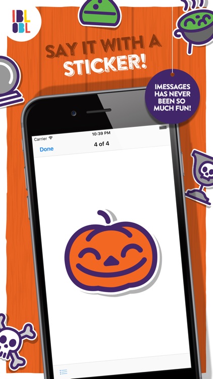 Ibbleobble Halloween Stickers for iMessage