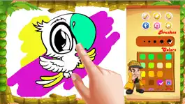 Game screenshot Birds Coloring Book Kids : games for boys & girls apk