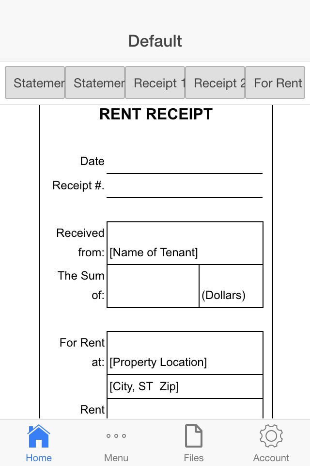 Rental Invoice screenshot 3