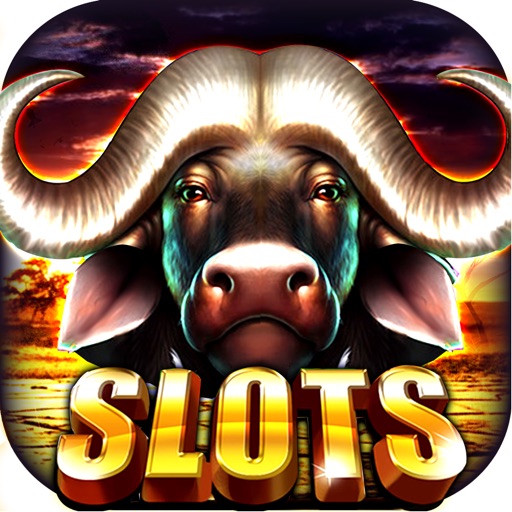 Wild Buffalo Safari Slots Bonus Free Vegas Casino iOS App