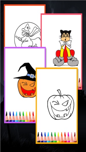 Coloring Book Halloween - Free Coloring book(圖4)-速報App