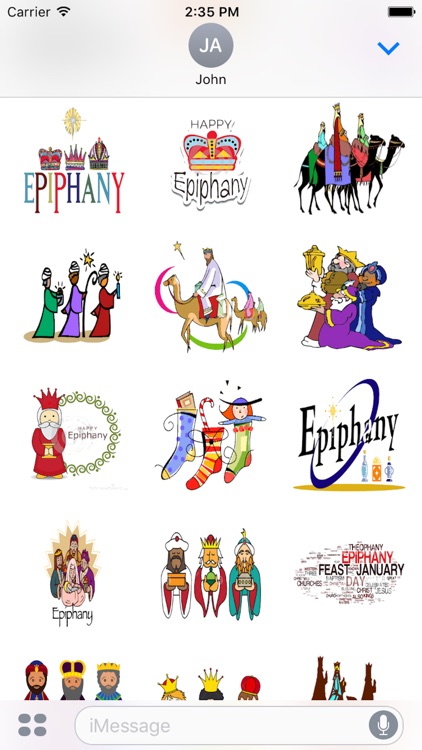 Happy Epiphany Stickers