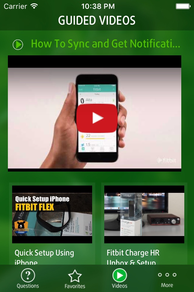 Guide for Fitbit app screenshot 3