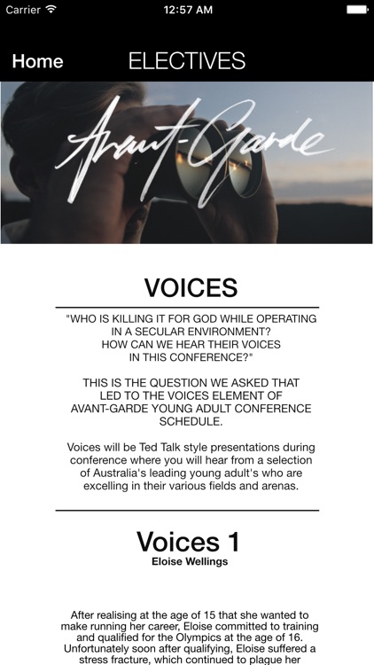 Avant Garde Conference