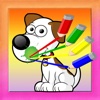 Coloring Game Little Dog For Kids
