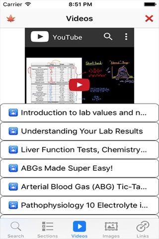 Medical Lab Values screenshot 2