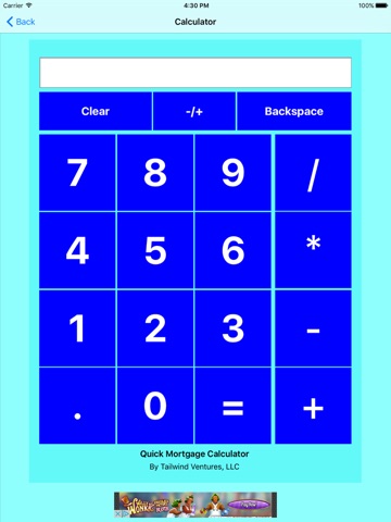 Quick Mortgage Calculator for iPad screenshot 3