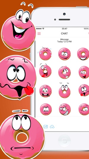 Donuts Emoticons Stickers(圖1)-速報App