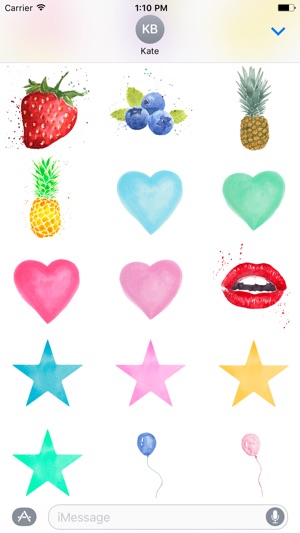 Watercolor Stickers Hand-painted by Maraquela(圖3)-速報App