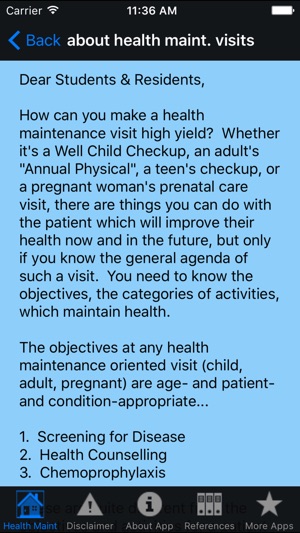 Health Maintenance visit checklists(圖2)-速報App