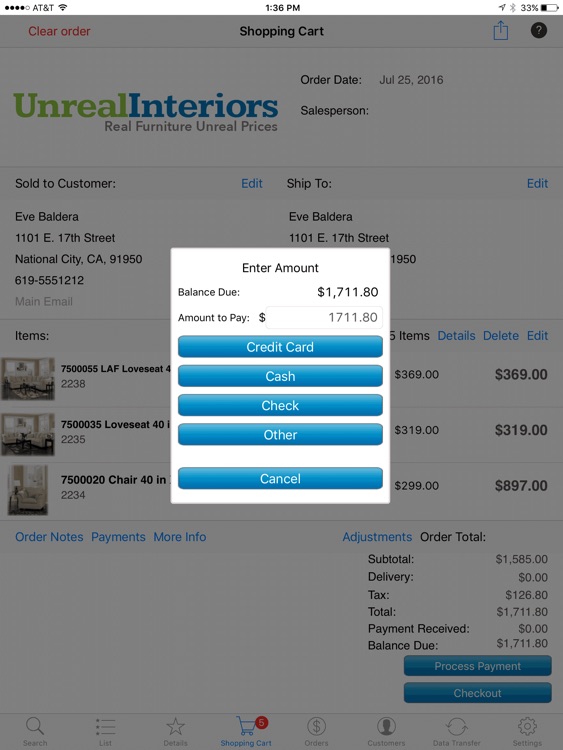 iFurniture POS screenshot-3