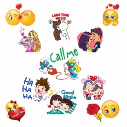 Emoticon Stickers - Cool Romance Emojis for chat