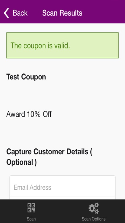 Coupon Barcode Scanner screenshot-3