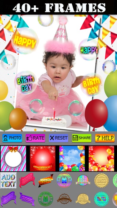 Birthday Cards and Stickersのおすすめ画像1