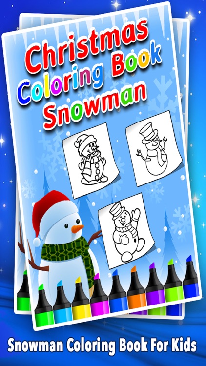 Christmas Coloring Book - Snowman