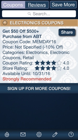 Electronics Coupons, TV Coupons, Camera Coupons(圖2)-速報App