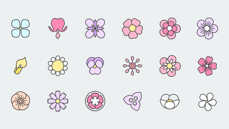 Xinh Flowers Pastel