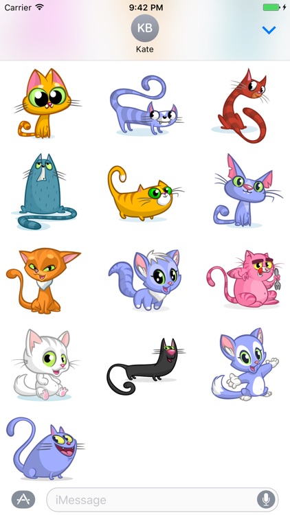 Cartoon Cat Sticker Vol 02
