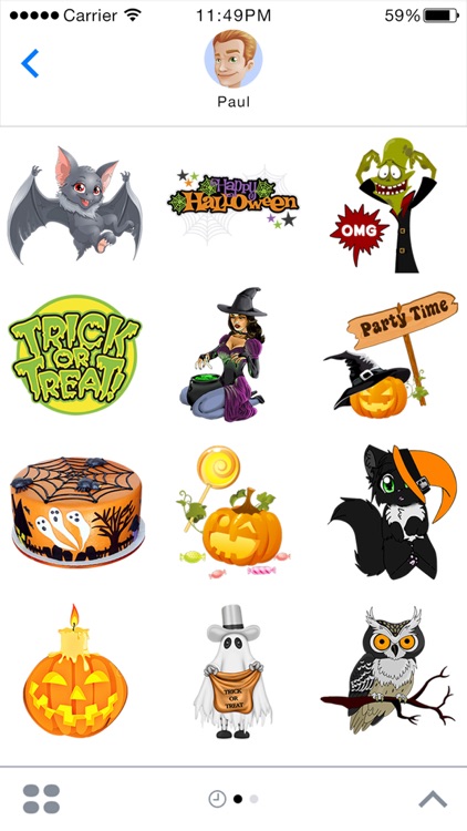Halloween Emoji & Gif Stickers