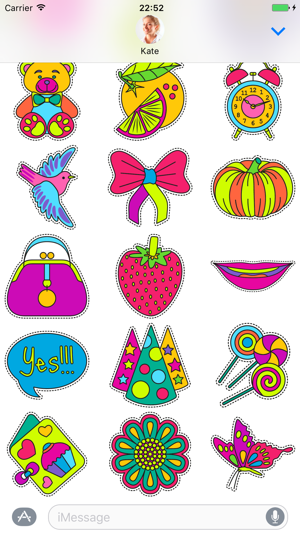 Fashionable cute - Stickers for iMessage(圖2)-速報App