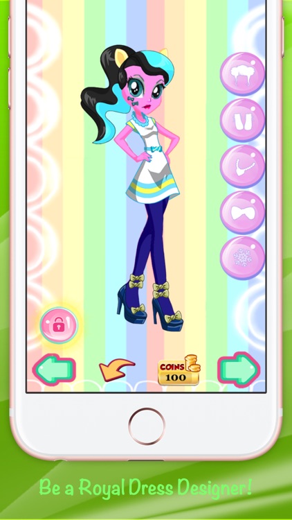 Sweetie girls pony dress up my descendant game screenshot-3