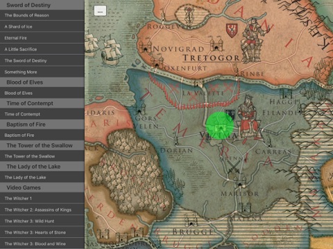 Map for The Witcher screenshot 3