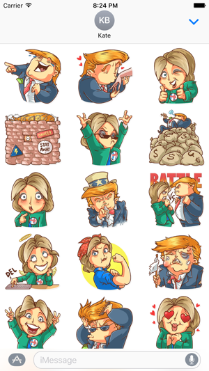 Election Day Emoji Stickers - for iMessa