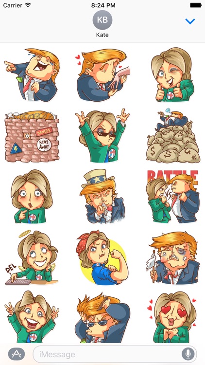 Election Day Emoji Stickers - for iMessage