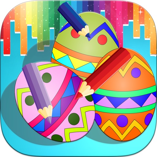 Easter Eggs Kids Coloring Book - Game for Kids iOS App