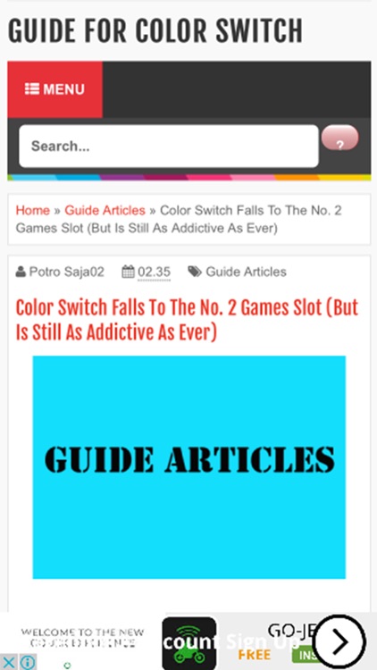 Guide for Color Switch - Switch Tips and Tricks