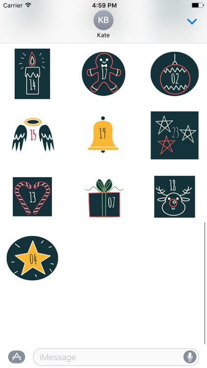 Christmas Advent Calendar - Fc Sticker